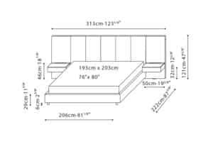 Stratus Bed (Wide)