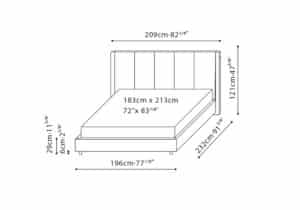 Stratus Bed (Narrow)