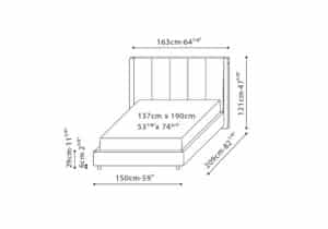 Stratus Bed (Narrow)