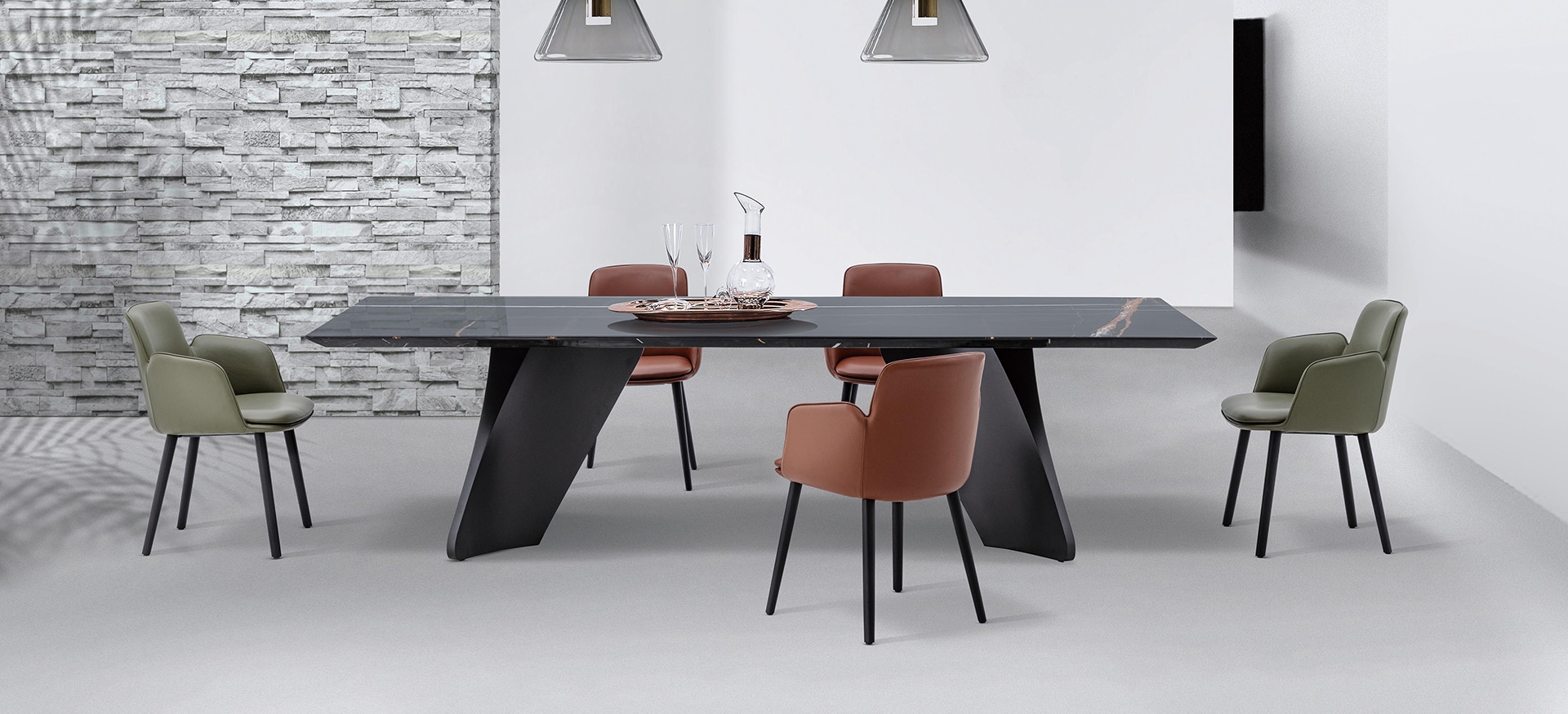 Spin Rec Dining Table